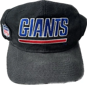 New York Giants Vintage Mütze Kappe Erwachsene Druckknopflasche Sport Spezialitäten schwarz Fußball - Bild 1 von 9