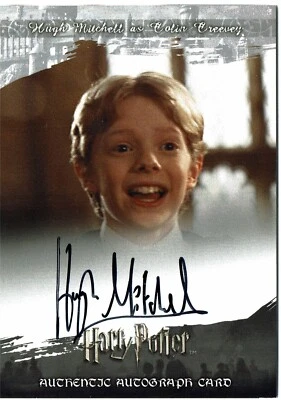 World of Harry Potter 3D Series 2 Auto Autograph Hugh Mitchell as Colin Creevey - Image 1 of 2