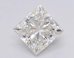 Lab Grown 3.01 Ct PRINCESS Cut IGI Certified CVD Diamond I Color VS1 Clarity - Picture 1 of 12