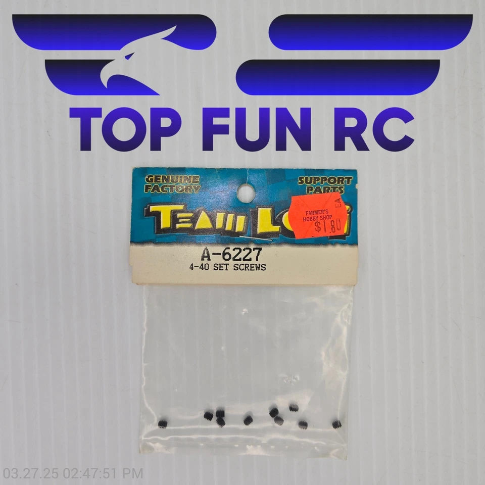 LOSI LOSA6227 4x40 HARDENED Set Screws - Image 1 of 1