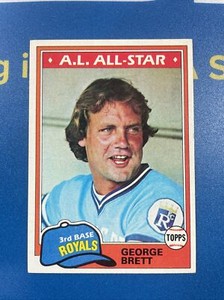 1981 Topps #700 George Brett A.L. All-Star Royals MLB