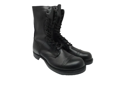 Botas de uniforme de salto de cuero Corcoran para hombre de 10" 1500 *Hechas en EE. UU.* negras talla 9,5D Foto 1 de 4