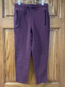 Gap Kids Fit Maroon Joggers Sweatpants Size L Large Husky Boys - Picture 1 of 7