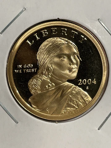 2004 S Sacagawea Proof Dollar, beautiful, attractive, PR++, DCAM Cover