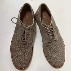 TOMS CANVAS BEIGE OXFORD SCHUHE GRÖSSE 13 - Bild 1 von 10