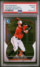 2023 Bowman Chrome Prospects #BCP20 Jackson Holliday Rookie Card PSA 9