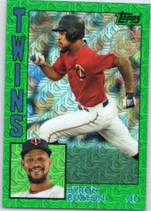 2019 Topps Update '84 Silver Pack Green Refractor #T84U-23 Byron Buxton /99 W137 - Bild 1 von 2