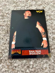 BAM BAM BIGELOW ROOKIE NITRO NWO WRESTLING WCW TOPPS 1999 CARD - Picture 1 of 1