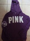 VICTORIAS SECRET PINK &quot;PINK&quot; LIGHT WEIGHT SILKYLIKE STRETCHY HOODIE NWT