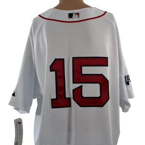 Majestic Dustin Pedroia Jersey Mens 48 Boston Red Sox Authentic 2007 WS Patch - Picture 1 of 7
