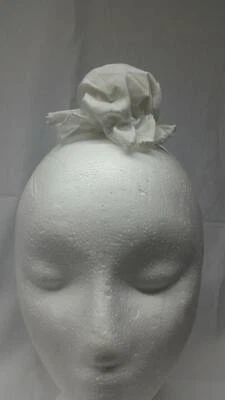 ONLINESIKHSTORE Sikh punjabi plain white kids baby small jooda rumal juda head top knot roomal