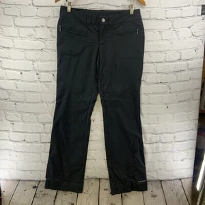 Columbia Omni Wick Slacks Pants Womens Sz 8 Black Nylon - Picture 1 of 10
