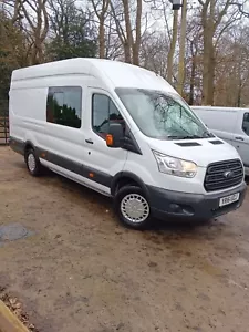 2016 16 FORD TRANSIT 350 ECONETIC TECH 2.2 XLWB JUMBO CREW CAB DIESEL VAN - Picture 1 of 21