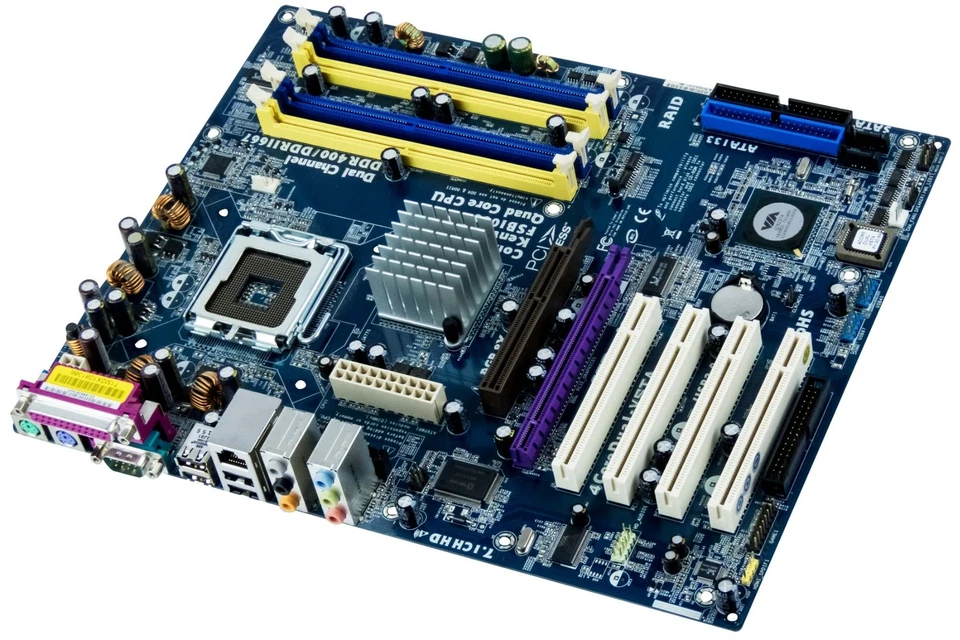 Mainboard Asrock 4CoreDual-VSTA S.775 DDR/DDR2 AGP PCIe - Immagine 1 di 2