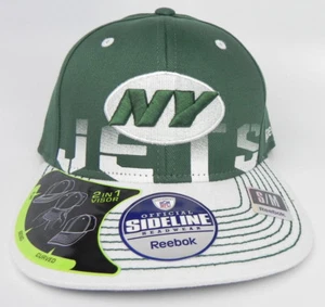 NEW YORK JETS NFL REEBOK FLEX-FIT SIDELINE 2-TONE CAP MÜTZE NEU! GR: ERWACHSENE S/M - Bild 1 von 6