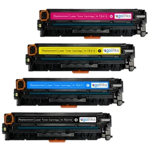 4 Toner Cartridges to replace HP CE410X, CE411A, CE412A, CE413A (305X/A) non-OEM - Picture 1 of 1