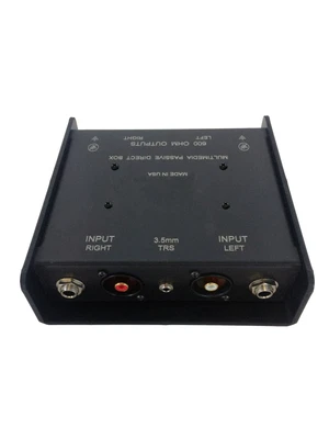 Direct Box, Dual Channel A/V Ramtech, Crimson, EMG, Entertainment Metals - Image 1 of 2