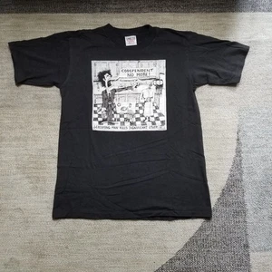 Vintage Bad Bob Screaming Man Kills Significant Other Shirt Herren Large schwarz 90s - Bild 1 von 8