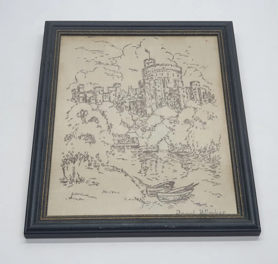 Vintage Penelope Needlepoint Royal Windsor Design Framed - Image 1 of 4