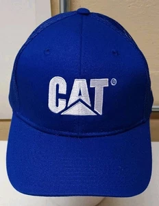 Cat Caterpillar Blue Hat CES 2024 Snapback Cap Port Authority NEW - Picture 1 of 6
