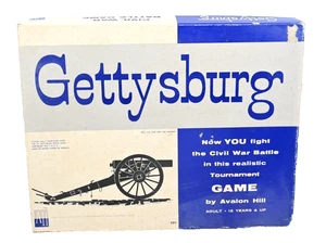 GETTYSBURG #501 Avalon Hill Juego de Batalla Guerra Civil 1961 - Imagen 1 de 8