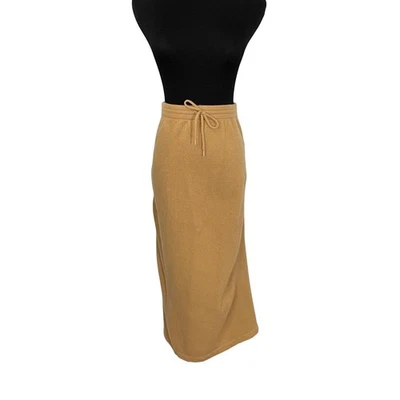 Maxi Falda Lauren Ralph Lauren Etiqueta Verde Lana Merino Cachemira Camel Para Mujer 8 Foto 1 de 4