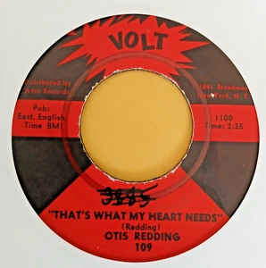 Otis Redding :  That's What My Heart Needs   -  Volt   -  60's R & B Soul - Picture 1 of 2