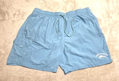 Tommy Bahama Board Shorts Para Hombre 2XL Azul Cintura Elástica Cordón Bañador Foto 1 de 4