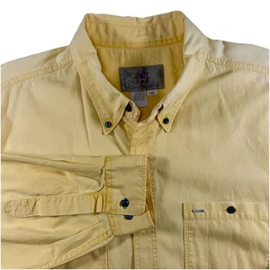 The Territory Ahead Shirt Men's XXL 2XL Button Down Long Sleeve Pale Yellow - Picture 1 of 10