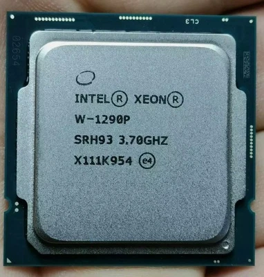 Intel Xeon W-1290P LGA-1200 CPU Processor SRH93 3.70GHz 10-Core 20-Thread 20MB - Image 1 of 4
