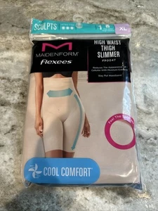 NUEVO Maidenform Flexees Sculpts XL Cool Comfort cintura alta muslo adelgazante 5 - Imagen 1 de 2