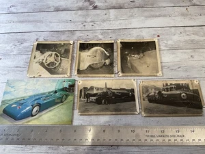 LOTTO FOTO D'EPOCA ORIGINALI BLUEBIRD LAND SPEED RECORD AUTO - Foto 1 di 6