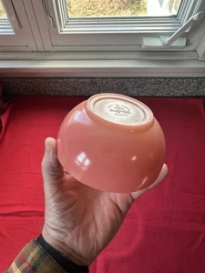 VINTAGE 1950s PYREX FLAMINGO #12 5in DESERT / BERRY BOWL EXCELLENT USA - Picture 1 of 6