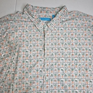 Polo para hombre TORI RICHARD 2XL AOP brebajes fríos blanco piña bebidas -1294 - Imagen 1 de 7