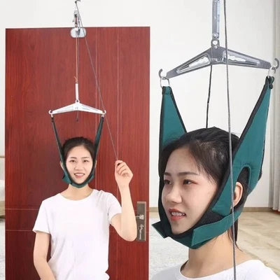 Ergonomic Neck Traction Kit Neck Correction Stretcher  Spine Alignment - Image 1 of 4