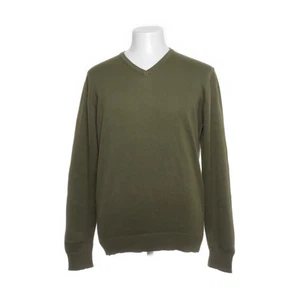 Springfield, Pullover, Größe: 42, Grün, Baumwolle, Einfarbig, Feinstrick #4hp - Bild 1 von 5