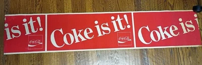 VTG COCA COLA CORRUGATED CARDBOARD BOARDERS COKE IS IT! Circa 1995 - Image 1 of 4
