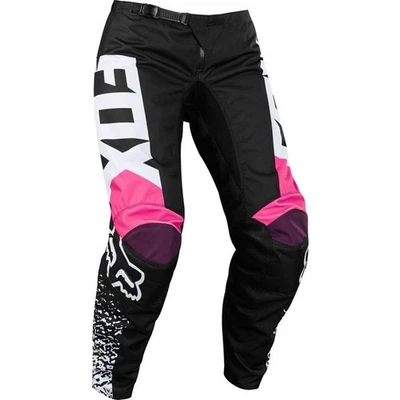Pantalones de motocross Fox Racing 2018 180 para mujer negros/rosa talla 6 Foto 1 de 4