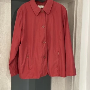Marks and Spencer Womens Red Jacket Size 24 - Picture 1 of 12
