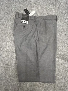 Banana Republic Men’s Wrinkle Resist Dress Pant Slacks Gray 34x29 Slim Fit - Picture 1 of 10