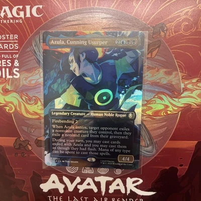 Azula, Cunning Usurper - Borderless Foil - MTG - Avatar: The Last Airbender - Image 1 of 2