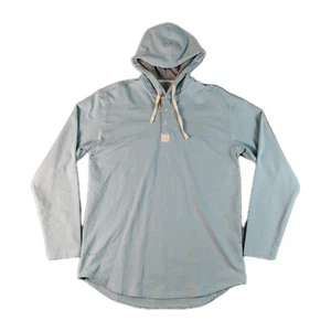 BYLT Drop Cut Hooded Henley Shirt Herren Large Langarm LUX Pullover Freizeit - Bild 1 von 19
