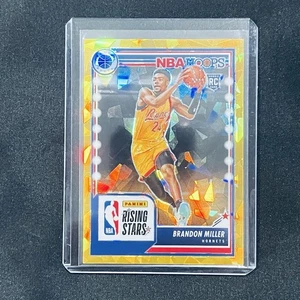 2023-24 Panini Hoops Premium Stock Brandon Miller Gold Ice SSP /10 Rookie RC - Picture 1 of 2