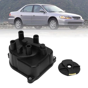 Distributor Cap And Rotor Kit 30102PT2026 Black Ignition Distributor Cap Rot HLF - Picture 1 of 12