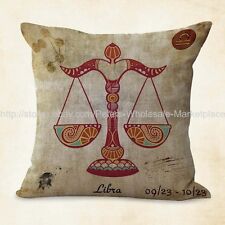  sofa throw pillows Libra Zodiac cushion cover