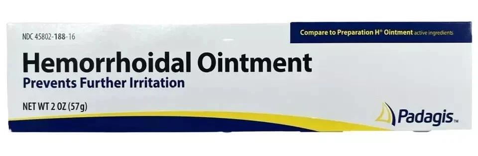 Hemorrhoidal Ointment 2oz ( 3 tubes ) BY PERRIGO/PADAGIS FOR HEMORRHOIDS - Image 1 of 1