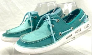 Columbia BL2729-354 PFG Zapatos Ventilación de Agua Con Cordones Barco Zapatos Verde azulado Para Mujer 7 - Imagen 1 de 9