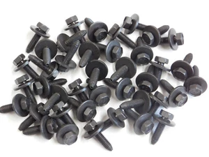 GM Truck Inner Fender Bolts- M8-1.25 x 30mm- 13mm Hex- 24mm Washer- 30 pcs #166T - Picture 1 of 1