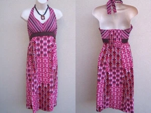 Athleta Pack Everywhere Halter Dress size 10 zip pocket quick dry SUMMER UPF50 - Picture 1 of 13
