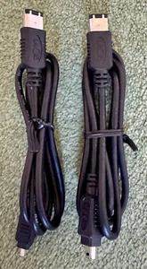 2x Lacie FireWire IEEE-1394 DV Kabel 6 auf 4 Pin PC zu DV Out Kabel - Bild 1 von 3